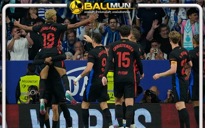 ดูบอลสด ยามาล นำชัย ยิงสวยจ่ายงาม ช่วย บาร์ซ่า คว้าชัยเหนืออริร่วมแค้วน อย่าง เอสปันญ่อล ผงาดแชมป์ ลาลีกา สมัยที่ 28